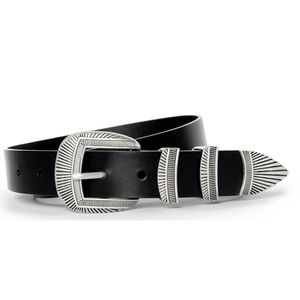 Straight to Hell-‘Dutch’ Leather Belt -Medium-UNIF